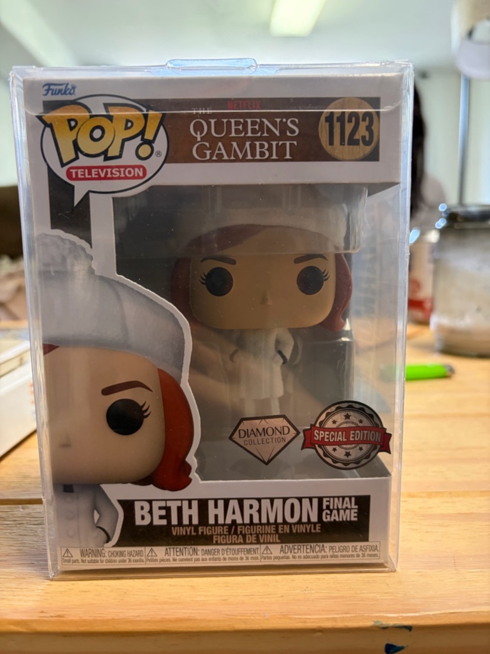 Funko Pop! Television Queen's Gambit #1123 Beth Harmon (White Outfit)